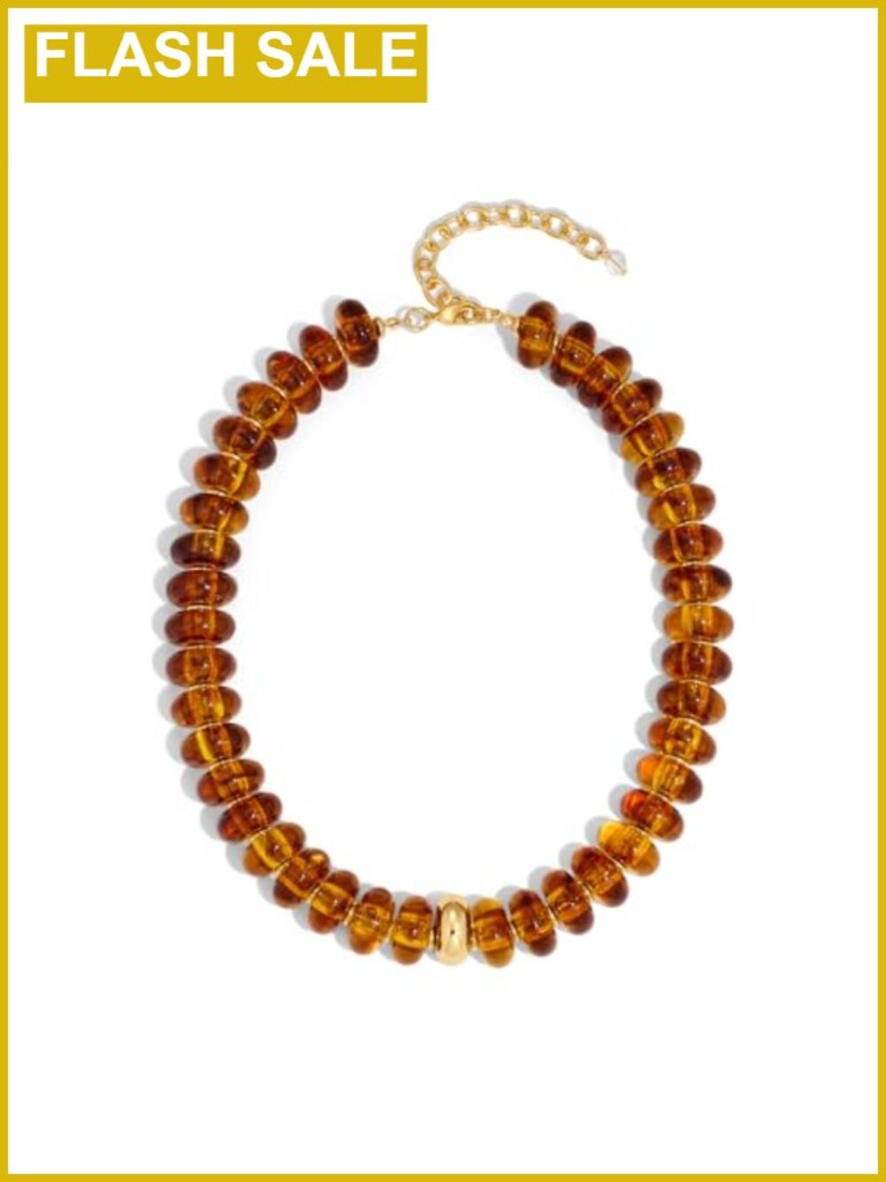 Chunky Beaded Statement Necklace Resin Beads Lobster Clasp Adjustable
